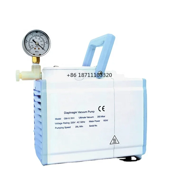 

GM-0.33A 20L/min Vacuum Diaphragm Pump oilless pump for Rotary Evaporator
