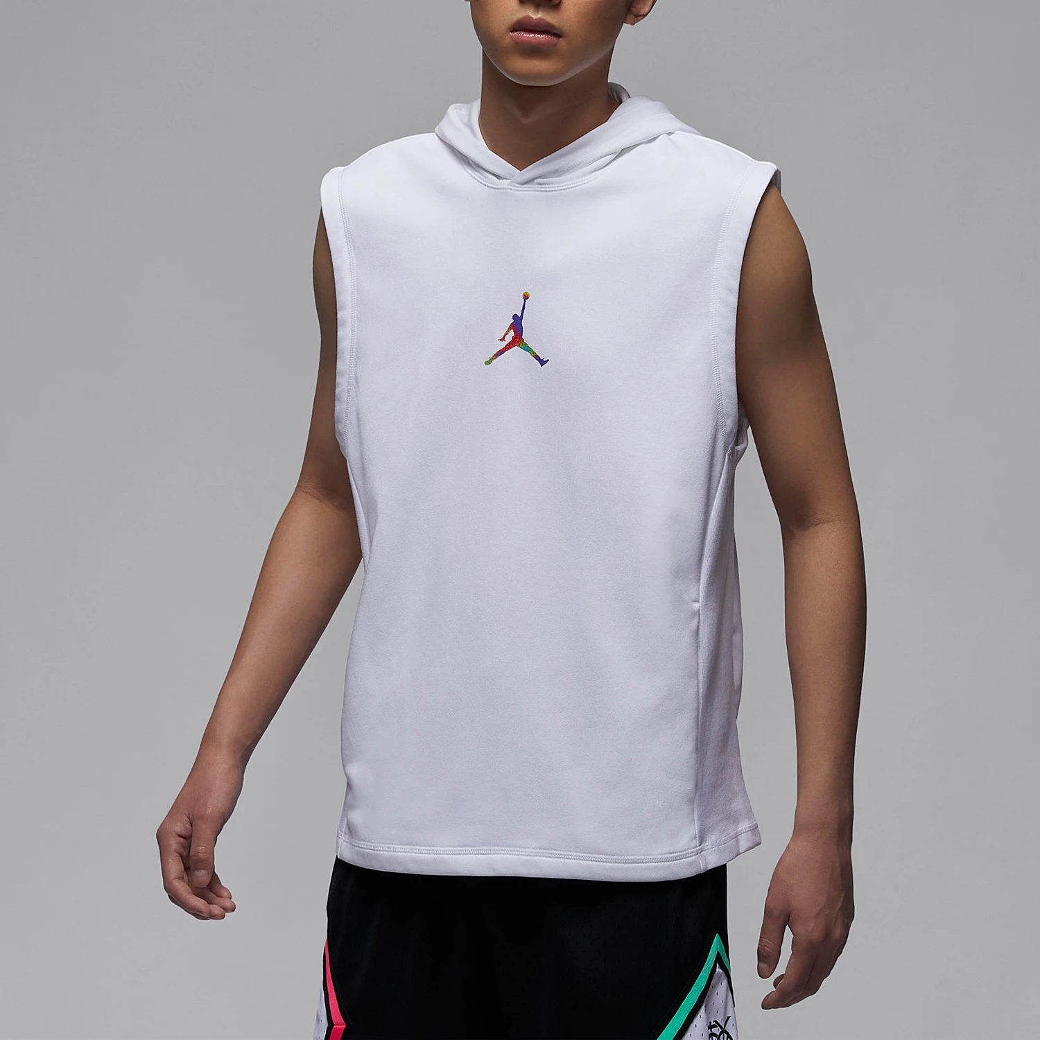 

Nike Official Genuine JORDAN New Men's Casual Hooded Sleeveless Sweatshirt HF6591-100