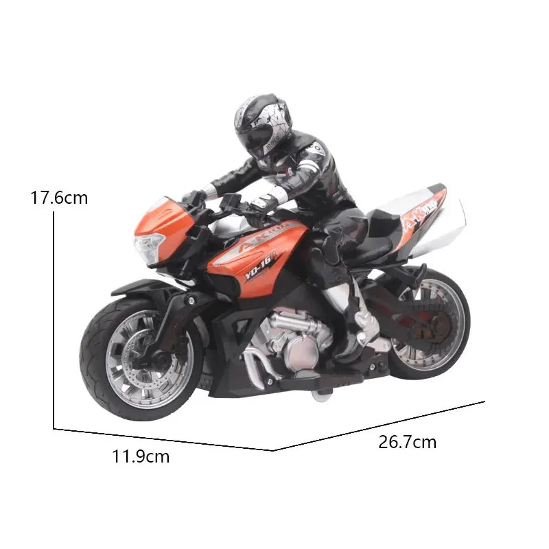 Remote Control Stunt Motorbike 360° Rotation Drift RC Motorcycle Model High Speed USB Charge Climbing Racing RC Car Toy For Kids