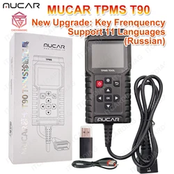 MUCAR TP T90 programator TPMS aktualizacja THINKCAR T90 S3 2w1 narzędzie diagnostyczne ciśnienia w oponach samochodowych narzędzie serwisowe czujnika TPMS