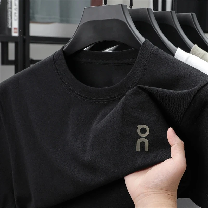 High quality and minimalist men's short sleeved T-shirt for summer 2026 versatile for both men and women