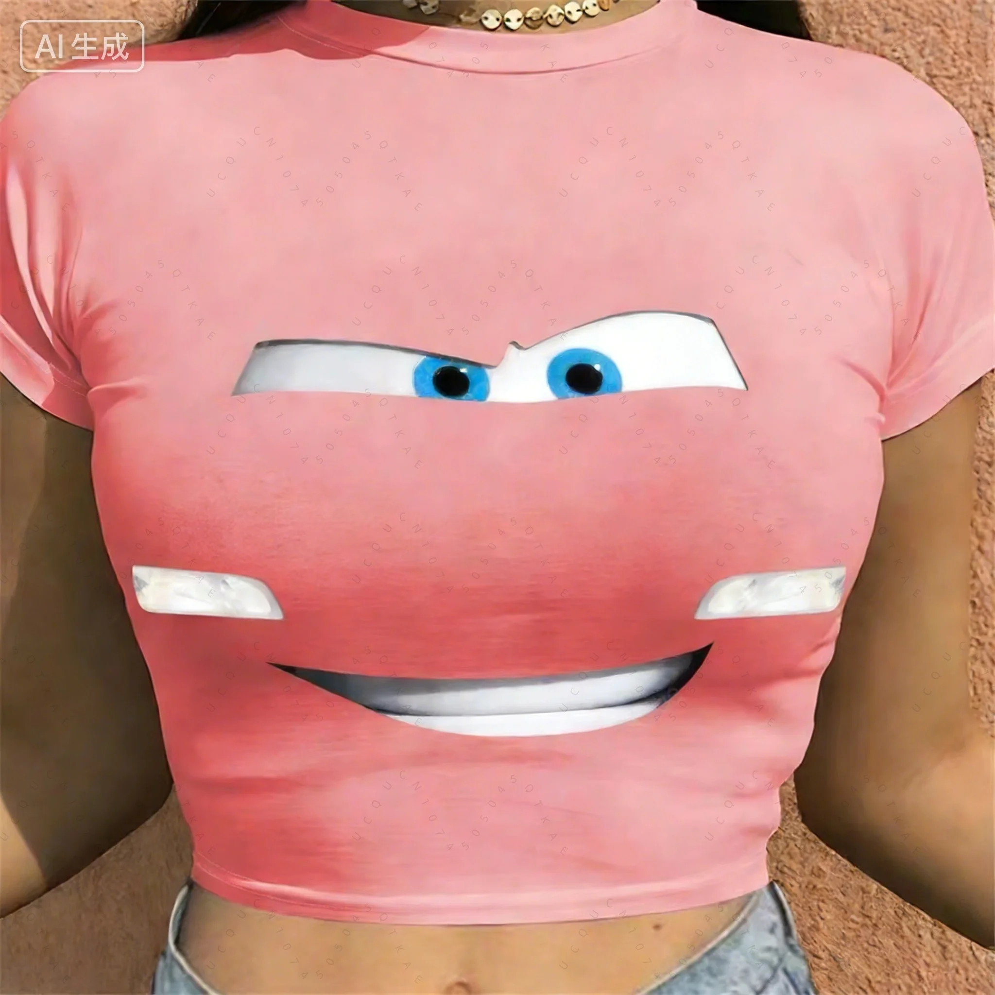 2026 Humorvolle und witzige klassische Anime-T-Shirts für die ganze Familie – Partnerlook für Paare, Kinder, niedliche Autos, Film- und Eltern-Kind-Urlaubs-Wander-Tops – Detail 7