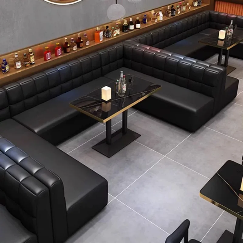 

custom.Luxury Customizable Solid Wood Modern Design Nightclub Interior Sofa and Bar Table Sets Home Bar & Commercial Use