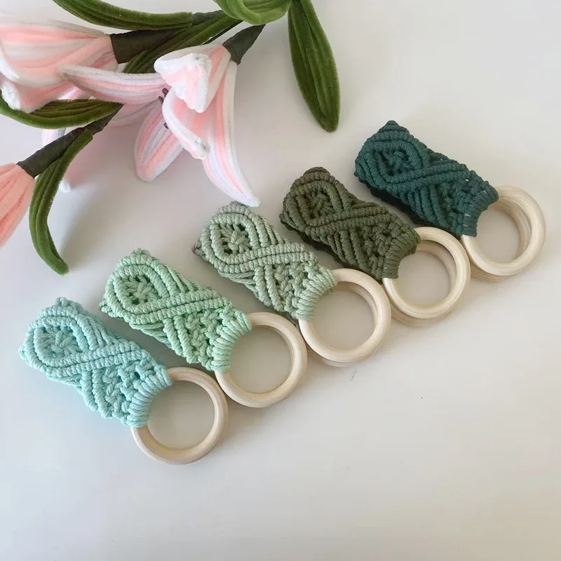 Hot Sale Nordic Style Handwoven Towel Rack - Tapestry Wall Hanging For Kitchen Towel Storage And Boutique Decoration - Multifunctional Handmade Home Organizer