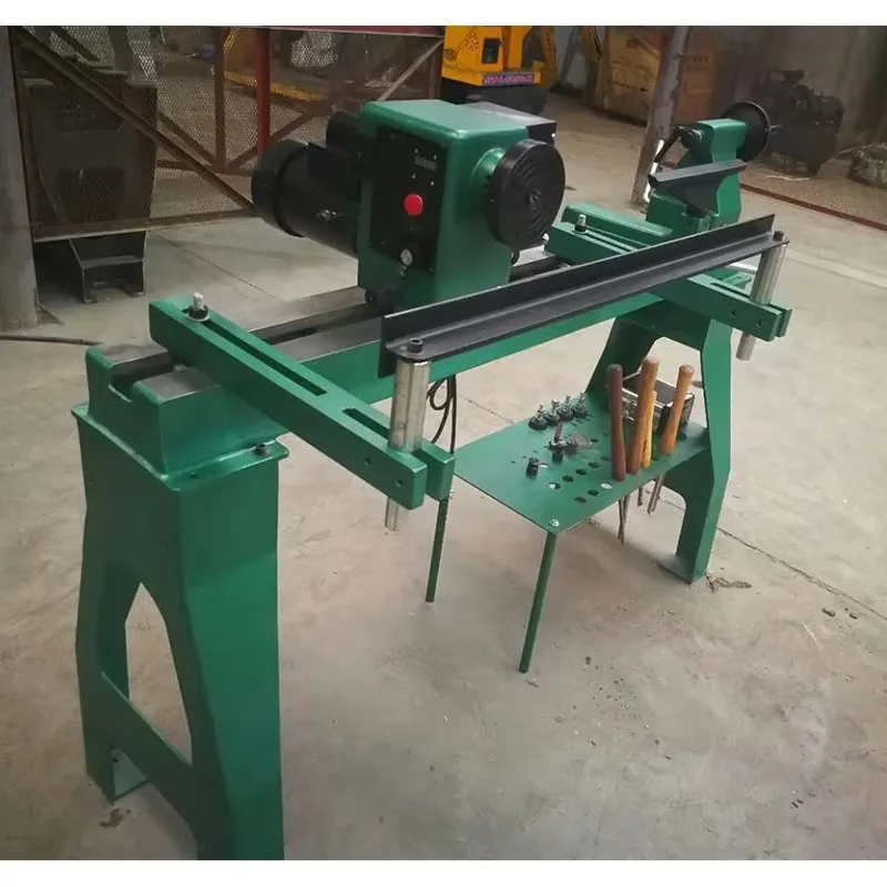 Heavy-Duty Automatic Wood Lathe Machine for Precision Turning Wood Projects Home Workshop Craft Machine