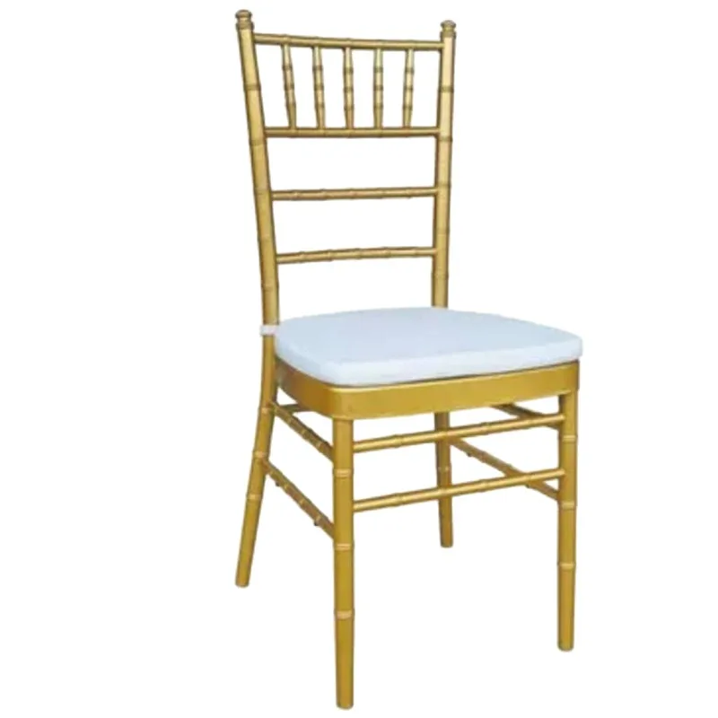 Iron bamboo chair Outdoor wedding chair Banquet chair Golden bamboo