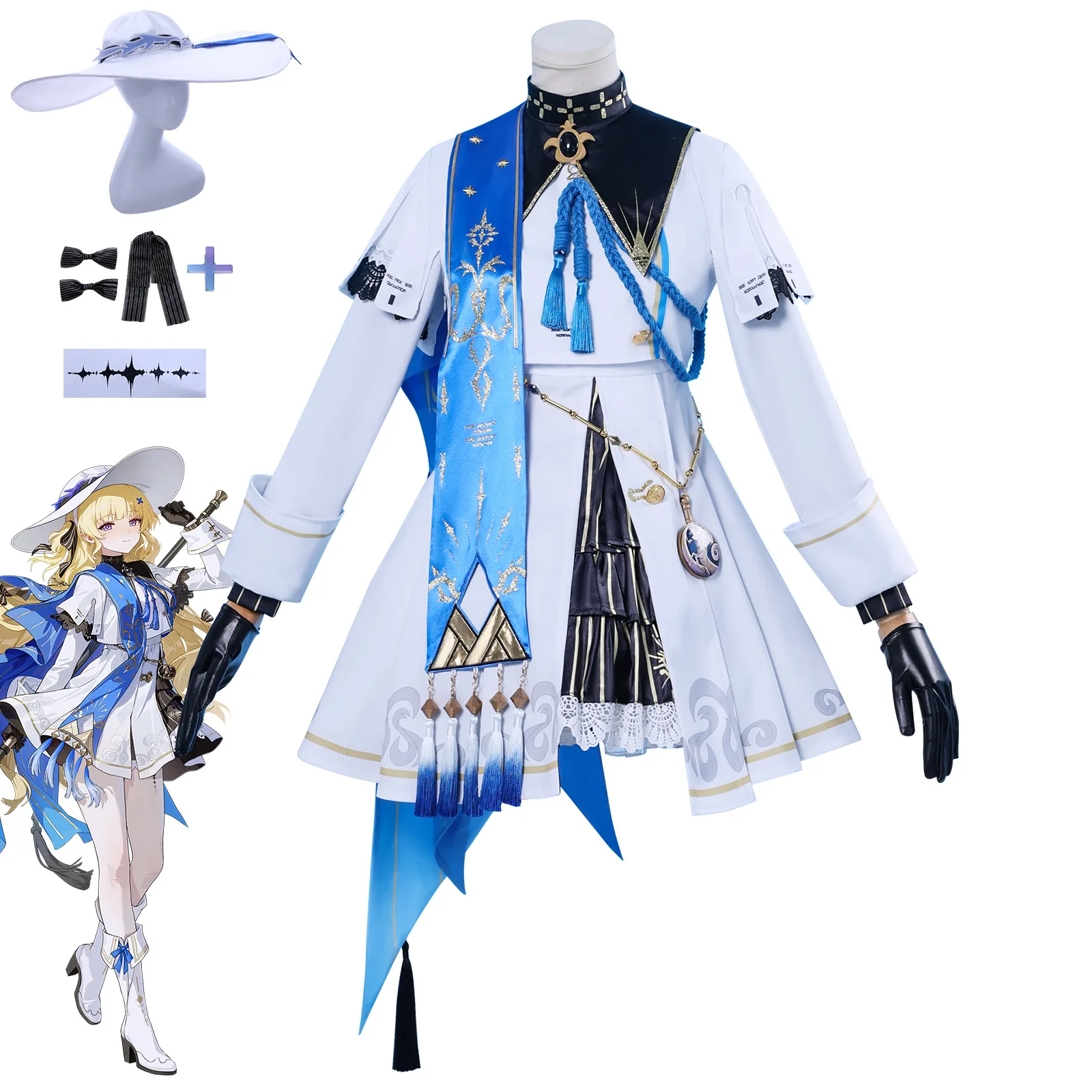 Anime Ming Chao personaje cosplay Ming Chao Phoebe Cosplay disfraz de cosplay de anime bidimensional mujer