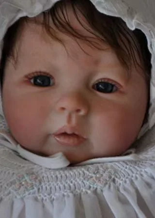 

FBBD 20inch Reborn Baby Soledad by Ping Lau Unpainted Kit With Cloth Body DIY Part With Eyes