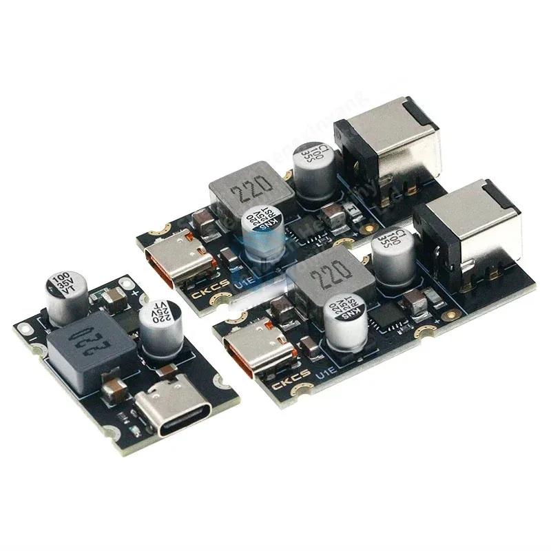 Modul Adaptor Pengisian Cepat QC4.0, QC3.0 Tipe-c USB PD 65W Modul DC 8-32V 3,25a 65W untuk Huawei SCP/FCP Apple PD