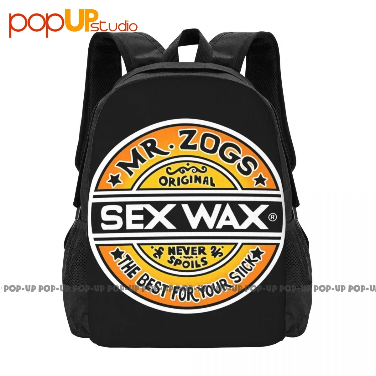 

Sex Wax Mr Zogs Surf P-28 Backpack Large Capacity Vintage Foldable Shopping Bag Clothes Backpacks