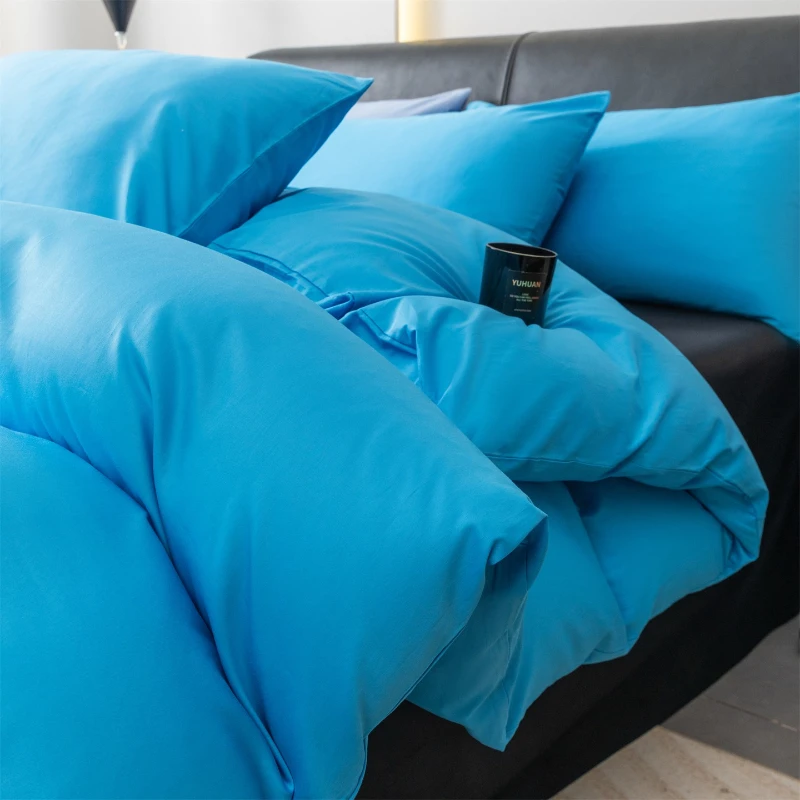

All-cotton Solid-color Duvet Cover High Support High Density 150x200 220x240 Quilt Cover 2026 New Authentic 13372