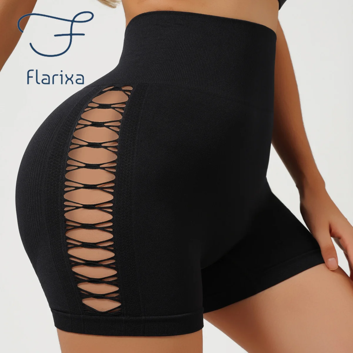 Flarixa 1/2/3Pcs Frauen Yoga Shorts Hohe Taille Workout Shorts Fitness Yoga Lift Butt Damen Gym laufen Kurze Hosen Sportswear
