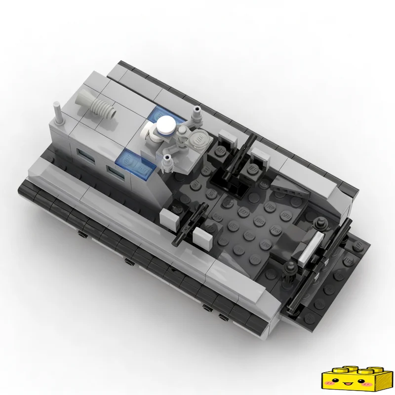 416PCS Navy Patrol Boat MOC Model Custom Puzzle DIY Assembly Educational Toy Gifts Collection Display Creative Building Blocks