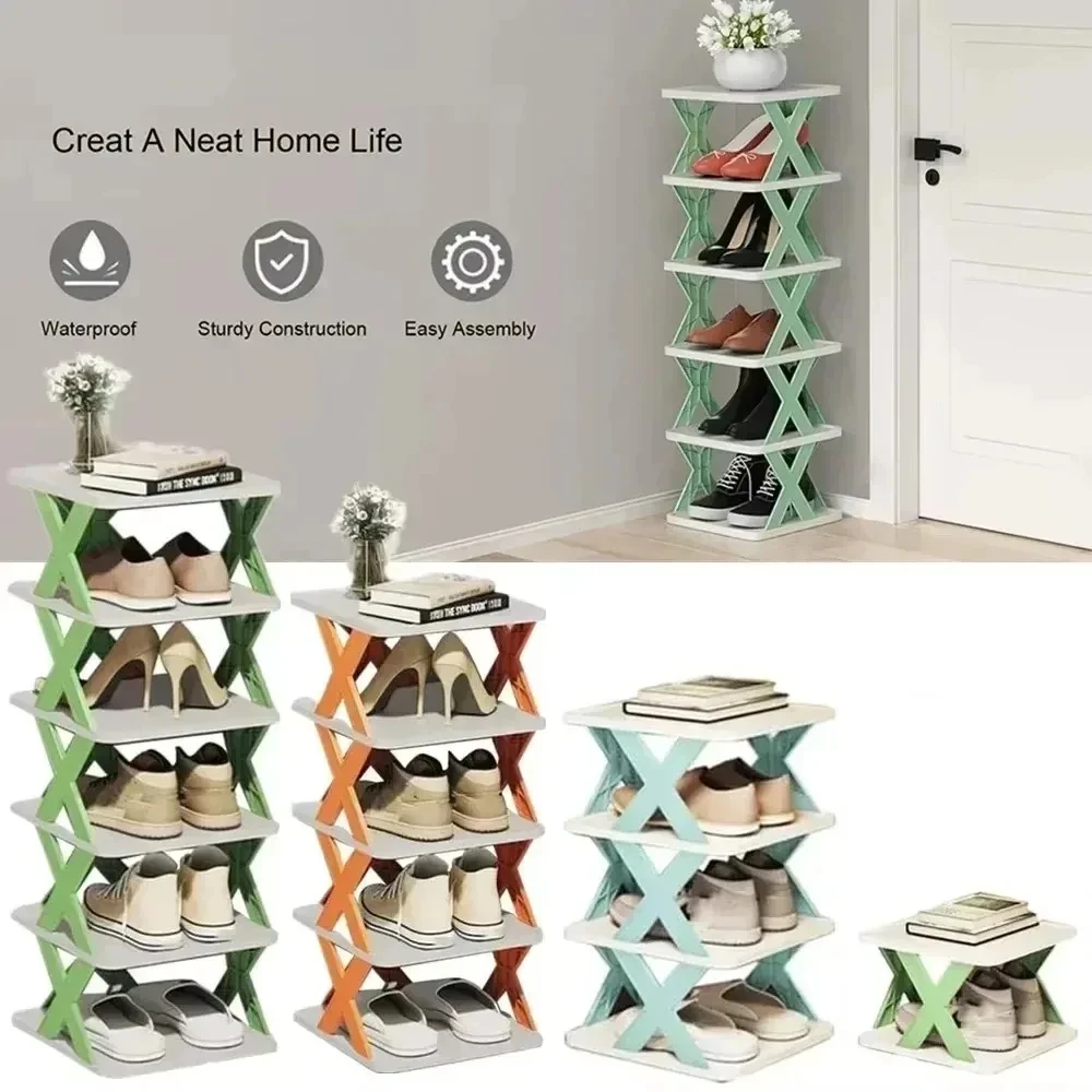 Scaffale per scarpe Scarpiera Organizzatore Organizzatori Scaffali Mobili per interni Camera da