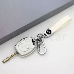 TPU uzaktan anahtar fob durumda koruyucu kapak, 3 düğme, kabuk ford mondeo, fusion, odak 2, fiesta, galaxy, c-max, s-max için uygun Anahtar odak mk2 - no. 4'ü kapsayan 6 büyük satış