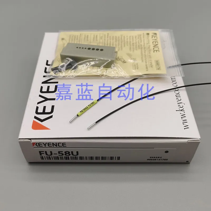 KEYENCE FU-58U Ultra-Small Diameter 1mm Fiber Optic Sensor Supplied - Non-Reflective Beam Type