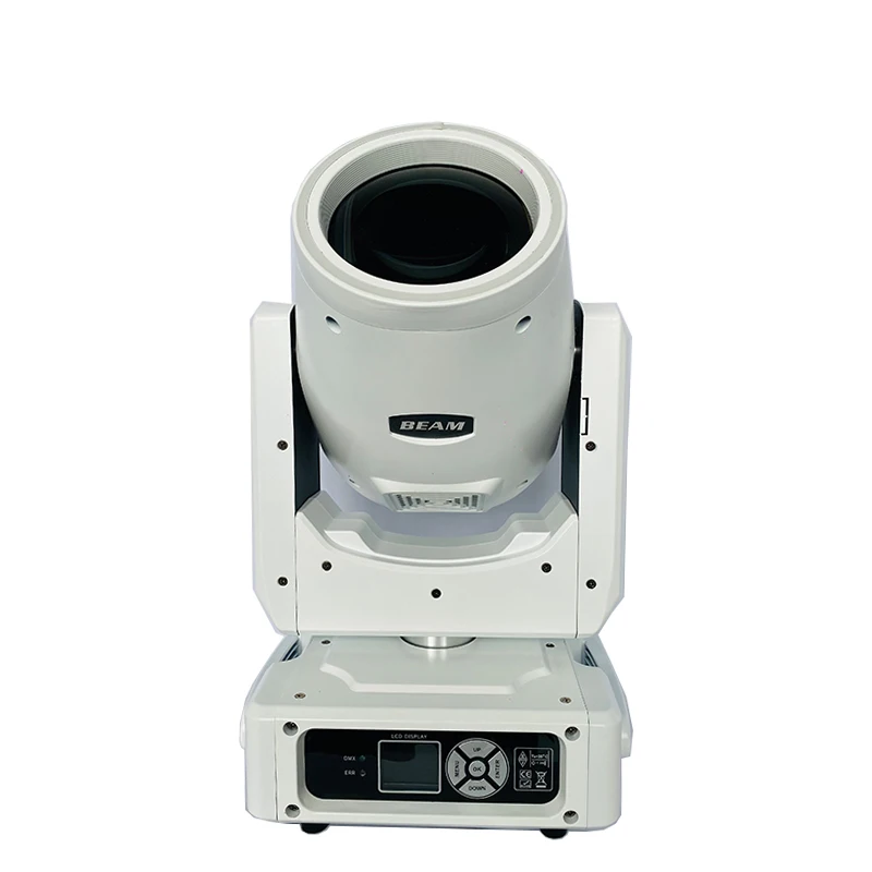 Factory Supply White Color Beam Light 230W 295W Sharpy Moving Head Lamp With RGB Aperture Mini Stage Lights for Night Club