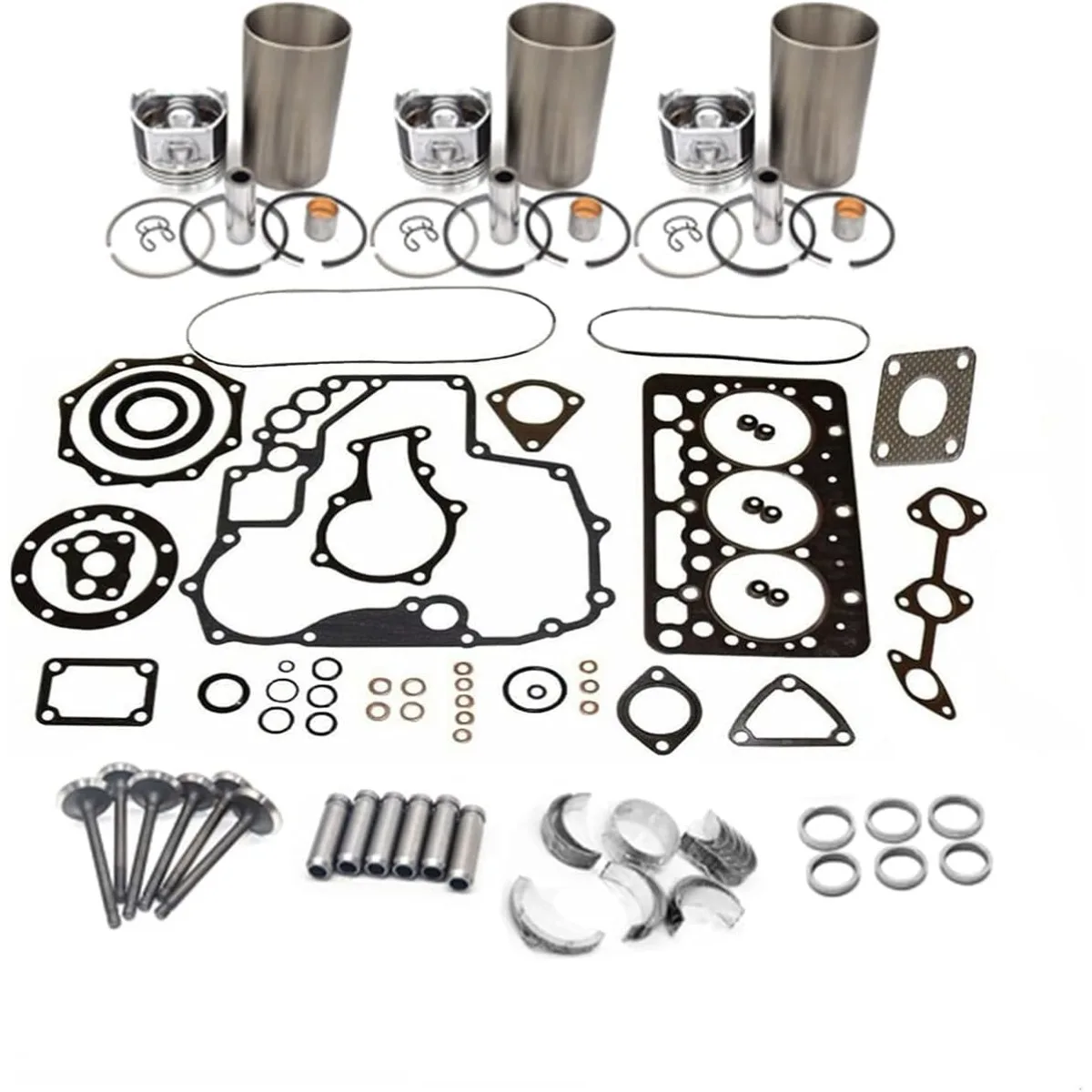 

STD Overhaul Rebuild Kit For Kubota D722 Engine 3 Cylinder for Bobcat MT52