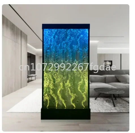 

Screen Feng Shui Curtain Wall Bubble Wall Creative Fish Tank Aquarium Corridor Partition Customizable