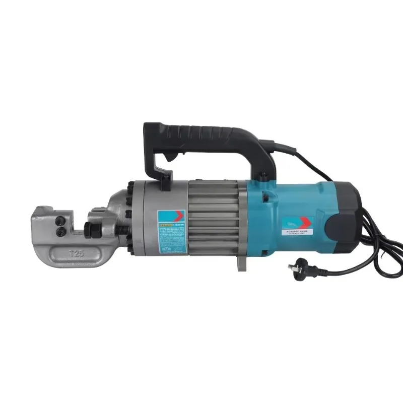 Portable Plug In Electric Rebar Cutter 16 20 25mm Hydraulic Steel Bar Cutting Machine Industrial Grade