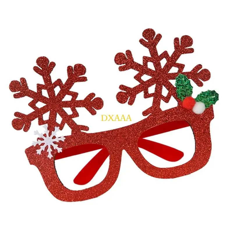 DXAA Holiday Glitter Eye Eye Accessorio Snowflake Modelli e accessori per giochi ruolo morbidi