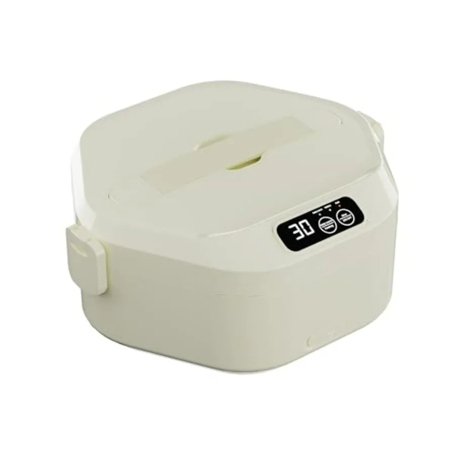 

Cordless Electric Lunch Box,Battery-Powered Heated Lunch Box,16000mAh Rechargeable Self-Heating Food Warmer with Smart Timer Fun