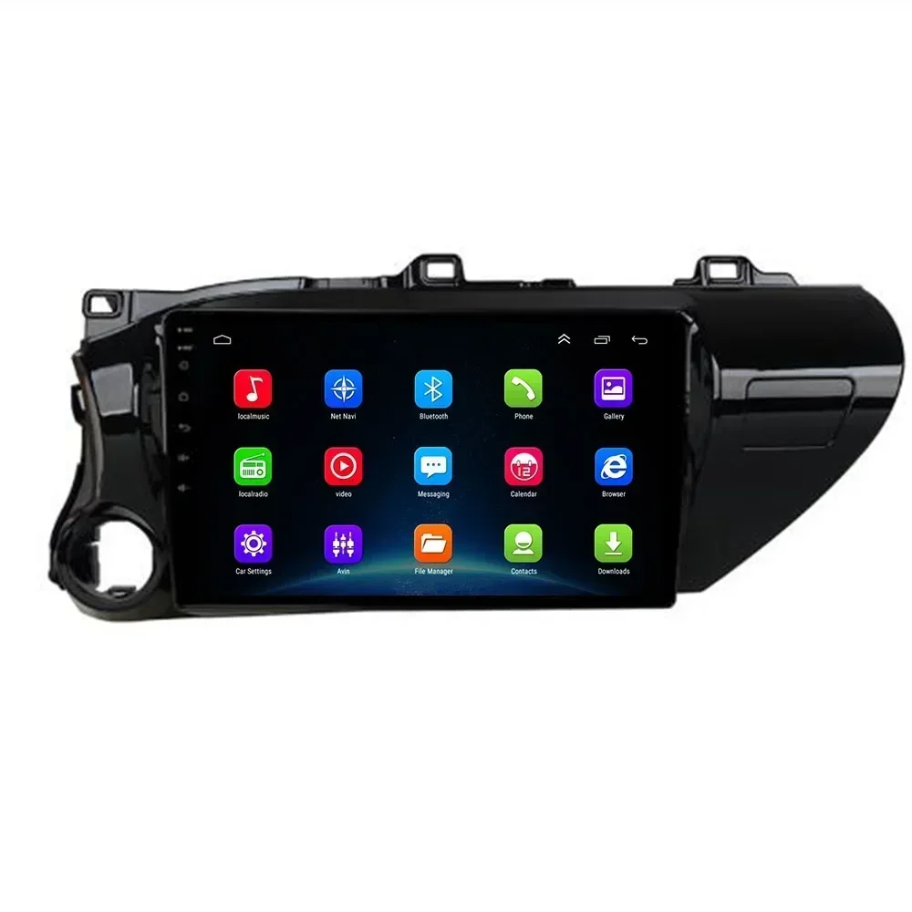 Android 2 Din Stereo for Toyota Hilux 2016 - 2030 Car Radio with Screen Multimedia Player Navigation GPS Head Unit Autoradio