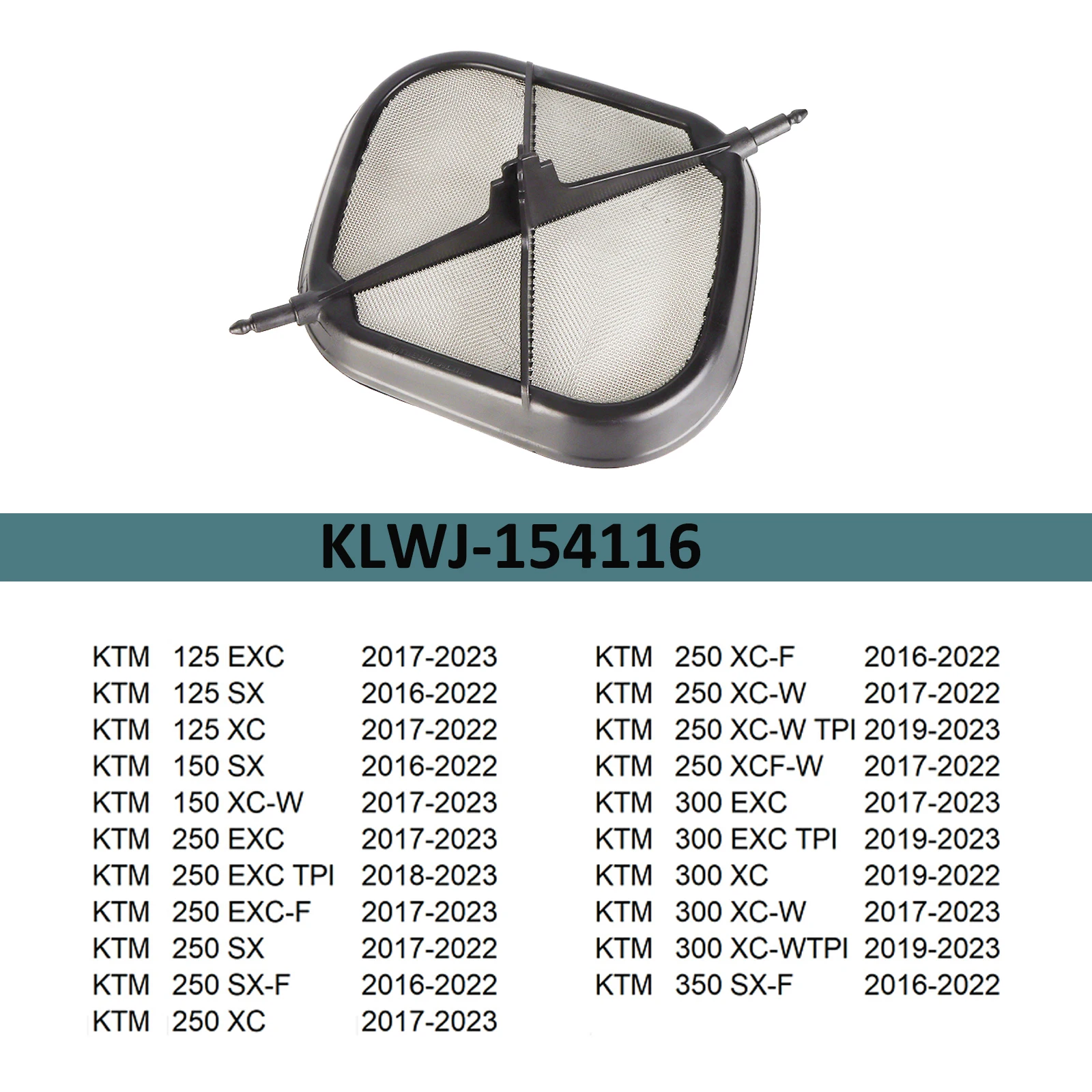 NIBBI Motorrad Luftfilter Schaum Schwamm Luftfilter Halterung Dirt Bike Filter Staub Abdeckung Für KTM GasGas Husqvarna Motocross – Detail 11