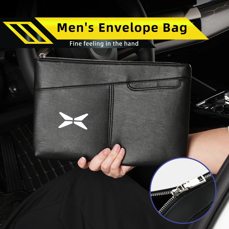 

Mens Wallet Long Purse Leather Clutch Large Business Handbag Phone Card Holder Case For Xpeng P7 G3 G3i G9 P5 X2 N5 F30 H93 Beta