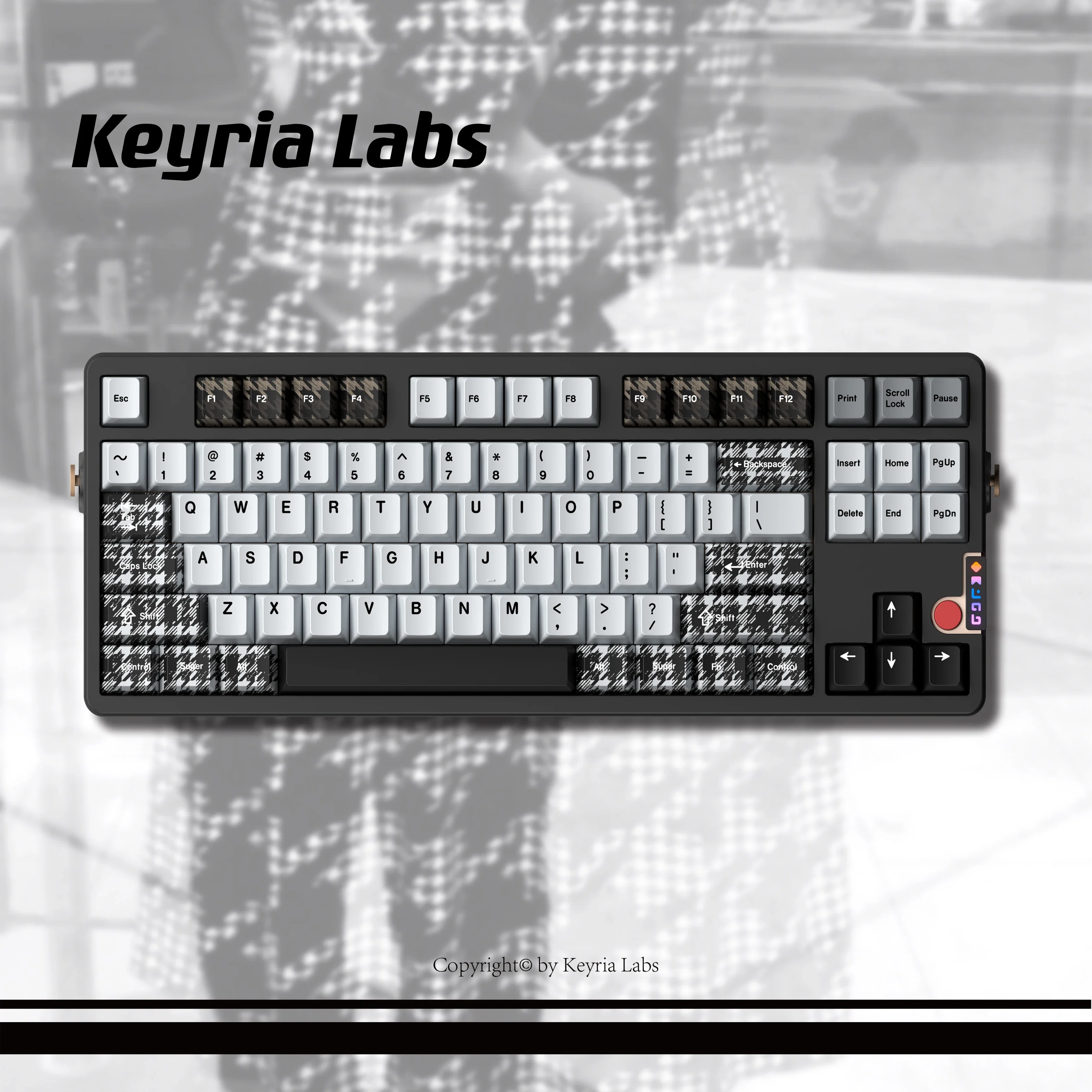 

Qiandongge PBT customized keycap, five-sided sublimation