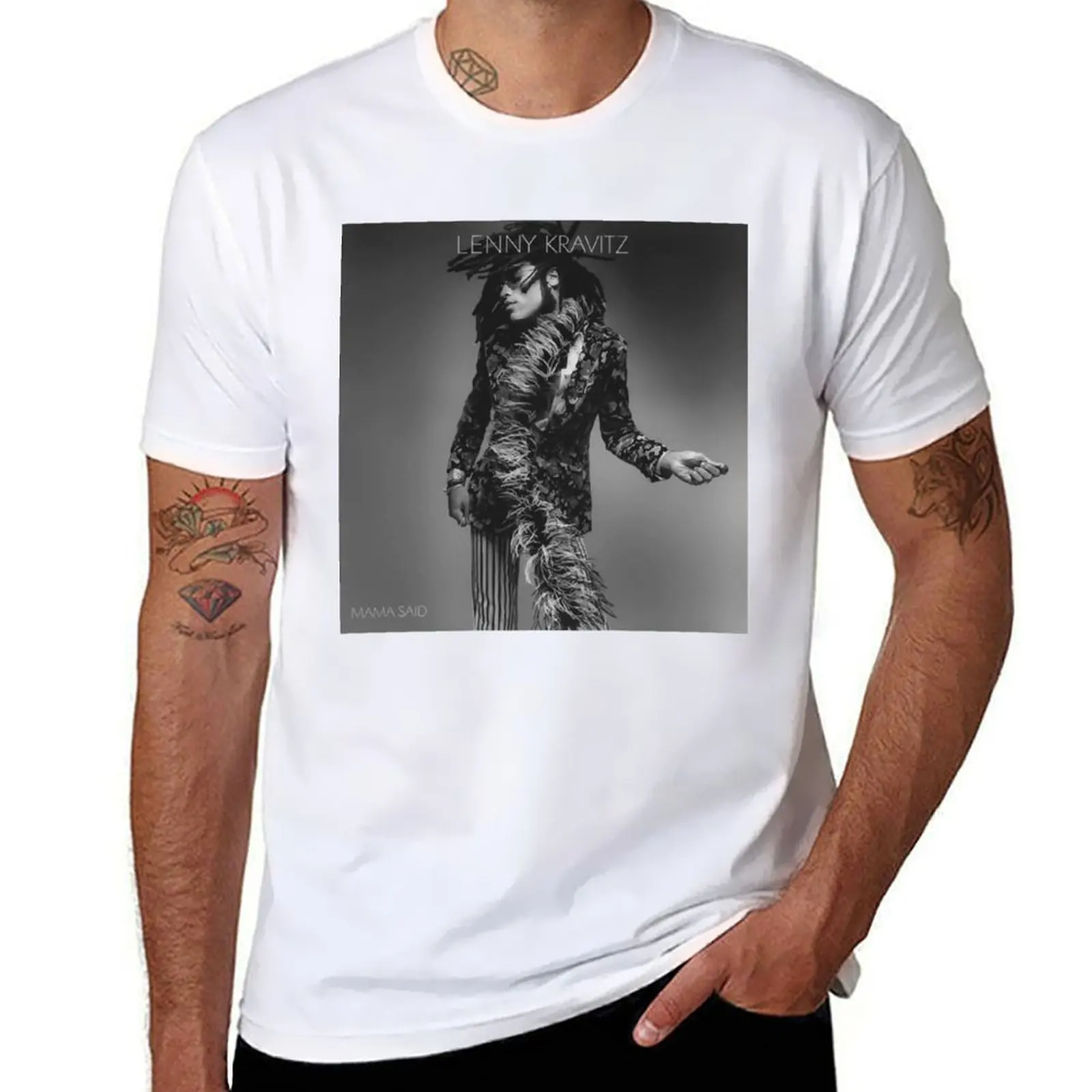 

Lenny Kravitz Mama Said Essential T-Shirt funny t shirts cotton t shirt man cotton T-Shirt
