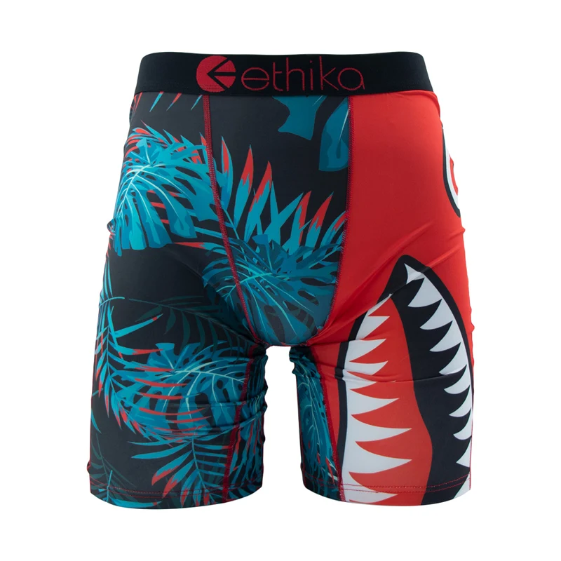 ETHIKA Men Underwear Boxers 1Pcs Sexy Breathable Mesh Crotch Man Swimming Underpants Plus Size Mens Panties Men's Boxers Briefs - Image 5
