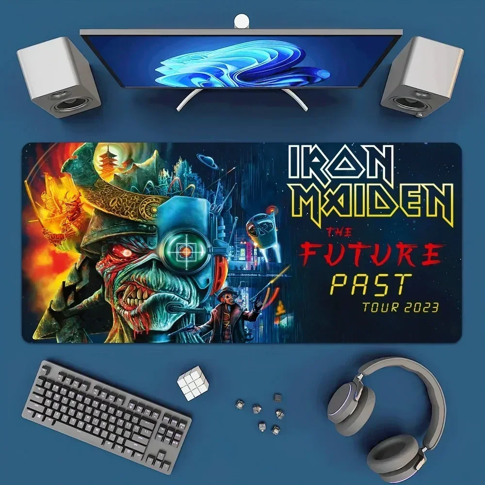 Band I-Iron M-Maiden Mousepad Office Large Mouse Mat Keyboard Mats Rubber PC Computer Game Big Anti-slip Mice Mat