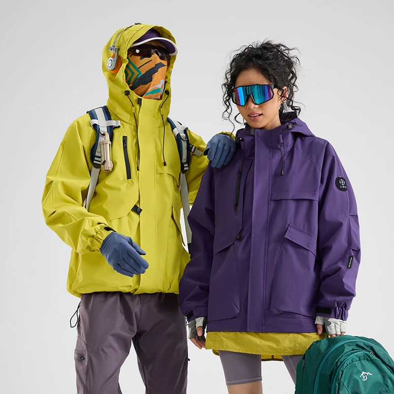 

Уличная женская водонепроницаемая куртка, альпинистская спецодежда, ветровка, мужская свободная ветрозащитная куртка, весенне-осеннее походное пальто