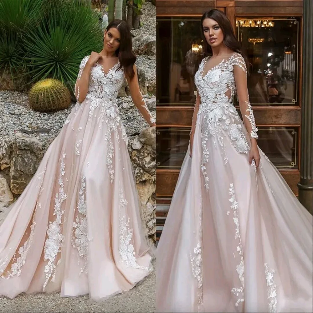 

Kadisua Charming Wedding Dress Appliques Long Sleeve Appliques Sweetheart Royal Train Formal Party Elegant and Pretty Women 2024