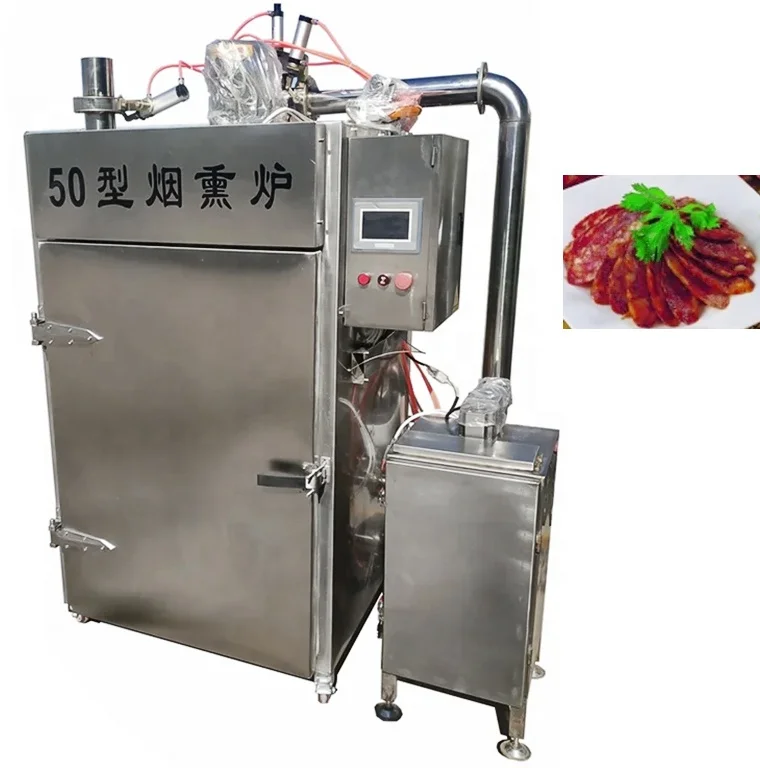 Industrial Commercial Cold Smoke Meat Fish Chicken Sausage Egg Smokers Smoking Smoker Machine