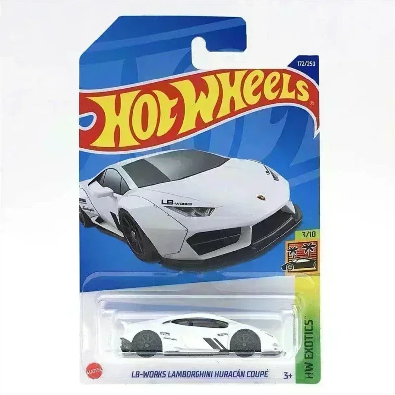 Hot Wheels-Diecast نموذج سيارة للأطفال ، 1:64 مقياس ، مركبة ، بورش ، بنز ، هوندا ، CR-X ، حركة المرور ، سبيكة ، لعب للأولاد ، هدية الأطفال