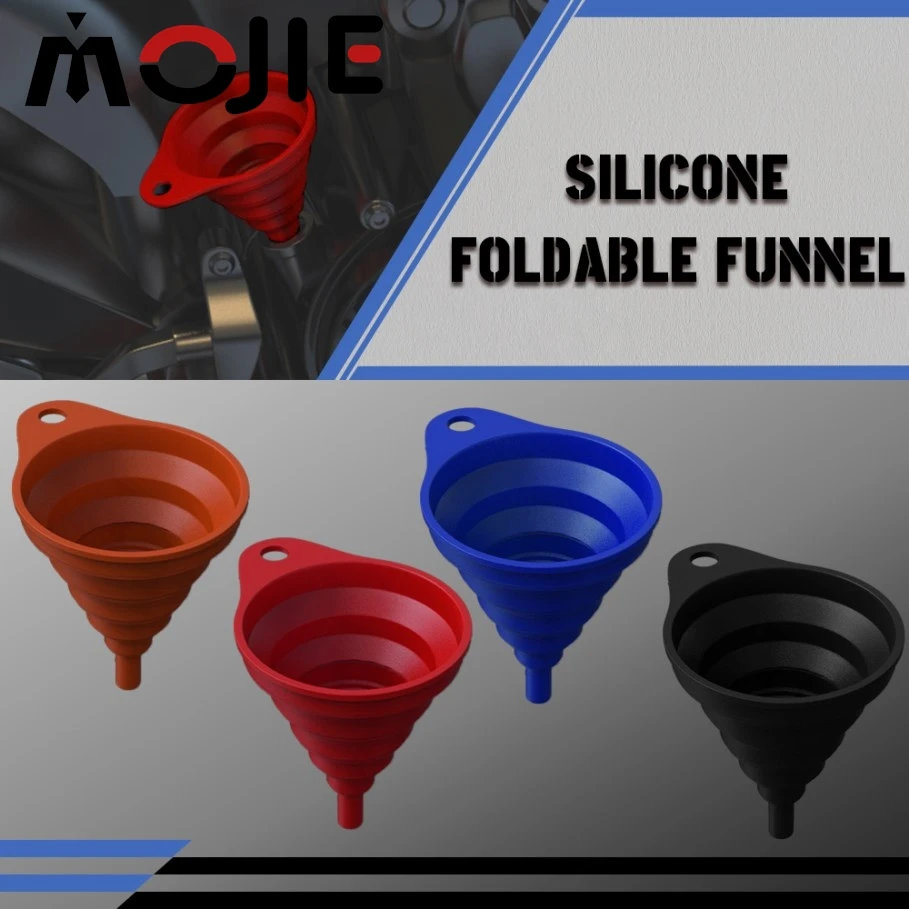 For DUCATI PANIGALE 1199 1199S V4 V4S S2R1000 S4 S4R S4RS ST2 ST3 Motorcycle Engine Oil Petrol Change Foldable Portable Funnel