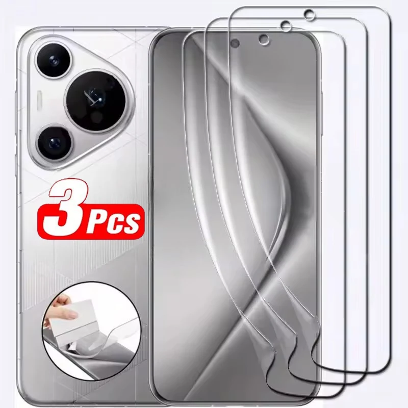 

3PCS Matte Hydrogel Film for Huawei Pura 70 80 Pro Plus Screen Protector for Pura 80 70 Ultra Soft Protective Film