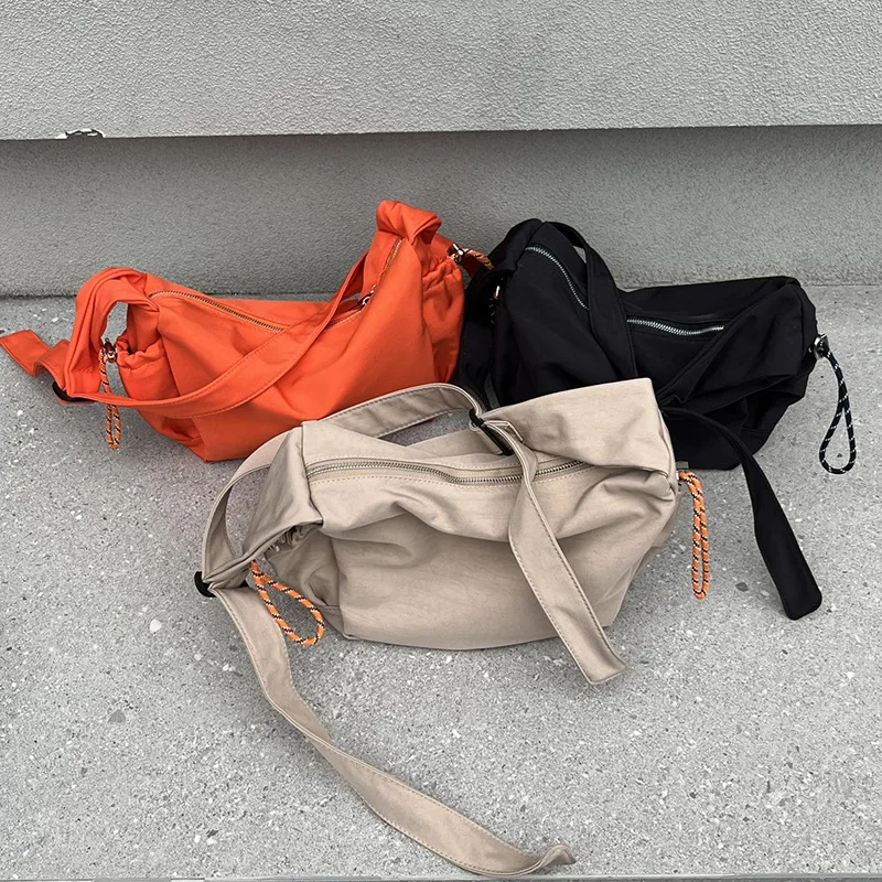 

YIFAN Nylon Hobo Bag High Capacity Women's Crossbody Messenger Bag Leisure Versatile purses and handbags Totes Hobos Bag