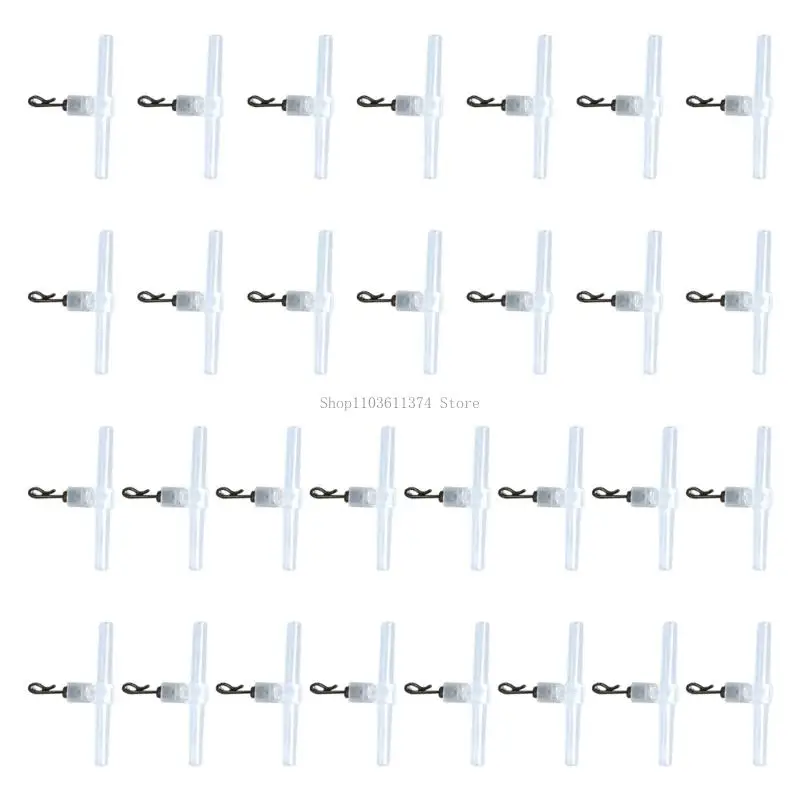 30Pcs Anti Tangles Fishing Rig with Swivels Hook for Long Terms Performances
