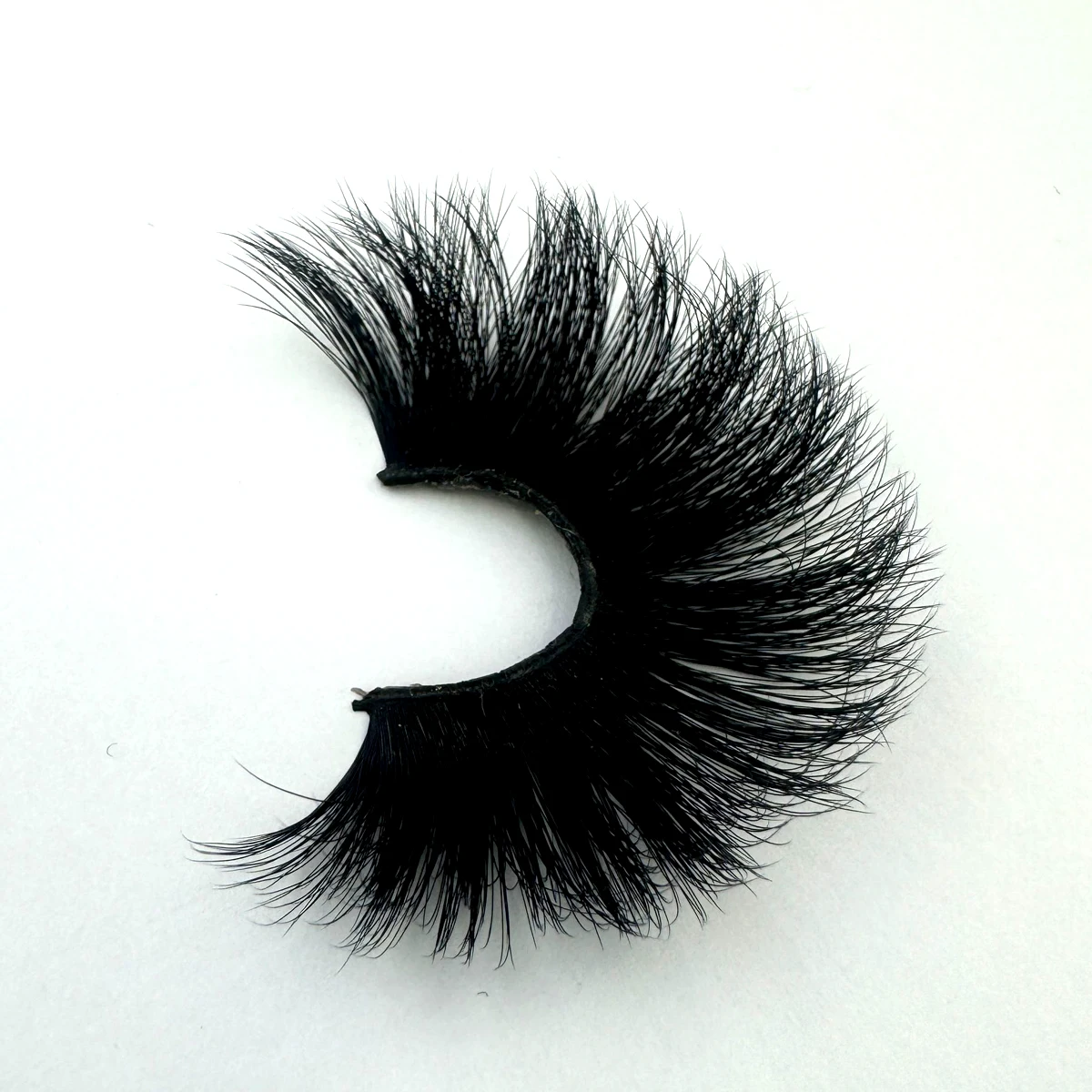 5쌍 25mm 3D 밍크 속눈썹 대량 러시안 롤 풍성한 자연스러운 인조 속눈썹 드라마틱 밍크 속눈썹 메이크업 도구 도매 속눈썹