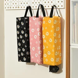 Plastic Bag Holder Dispensers, Polyester Folding Garbage Bags Hanging Storage Bag Trash bags Holder Organizer Recycling Grocery