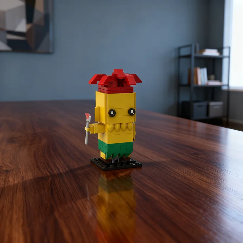 107pcs MOC BrickHeadz Sideshow Bob Simpsons Model Building Blocks Architecture Toys Christmas Gift Display Assemble Collection