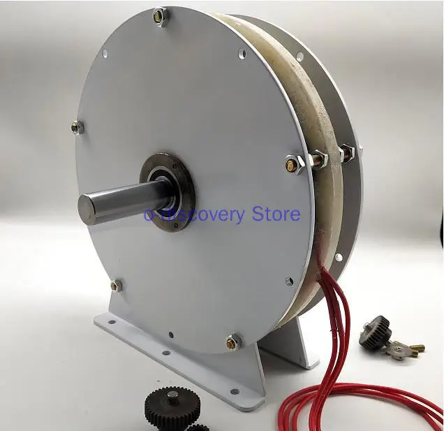 High-power Disc-type Ironless Generator, Permanent Magnet, Low-speed, Low-resistance, Wind, Hydraulic, Free Energy