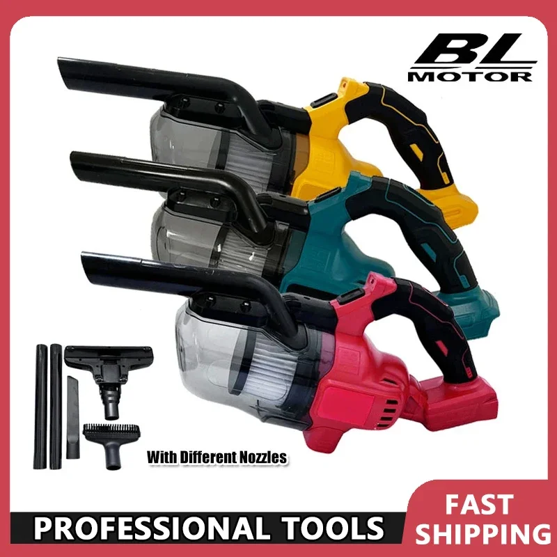 

For Makita/Dewalt Fit Milwaukee Cordless Handheld Electric Vacuum Cleaner Powerful Rechargeable Household Indoor Cleaning Tools