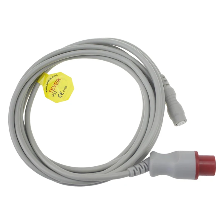 

Custom High Quality 4 Pin Invasive Blood Pressure Cable 6 Pin to IBP Adapter Cable for Ibp Cable