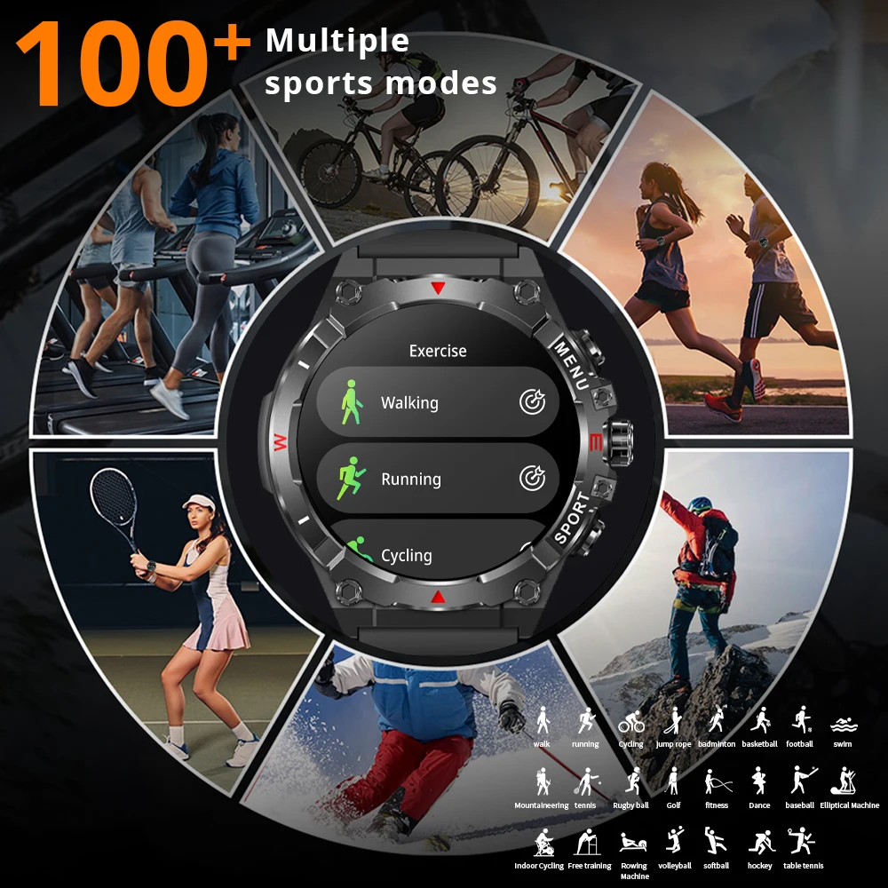 2025 COLMI V76 GPS Smartwatch 1.43" Ultra AMOLED Display Built-in Compass Altimeter Bluetooth Call Smart Watch 500mAh Battery - Image 4