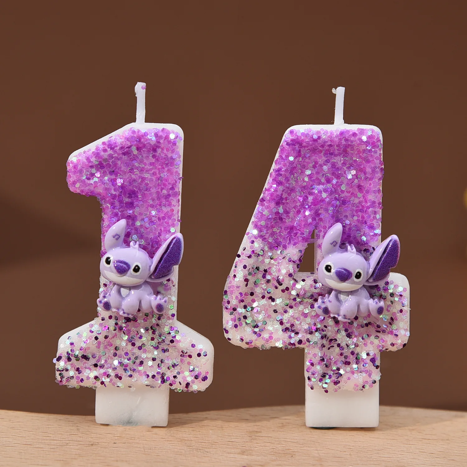 Cartoon Stitt Geburtstag Digital Kuchen Kerze Party Dekoration