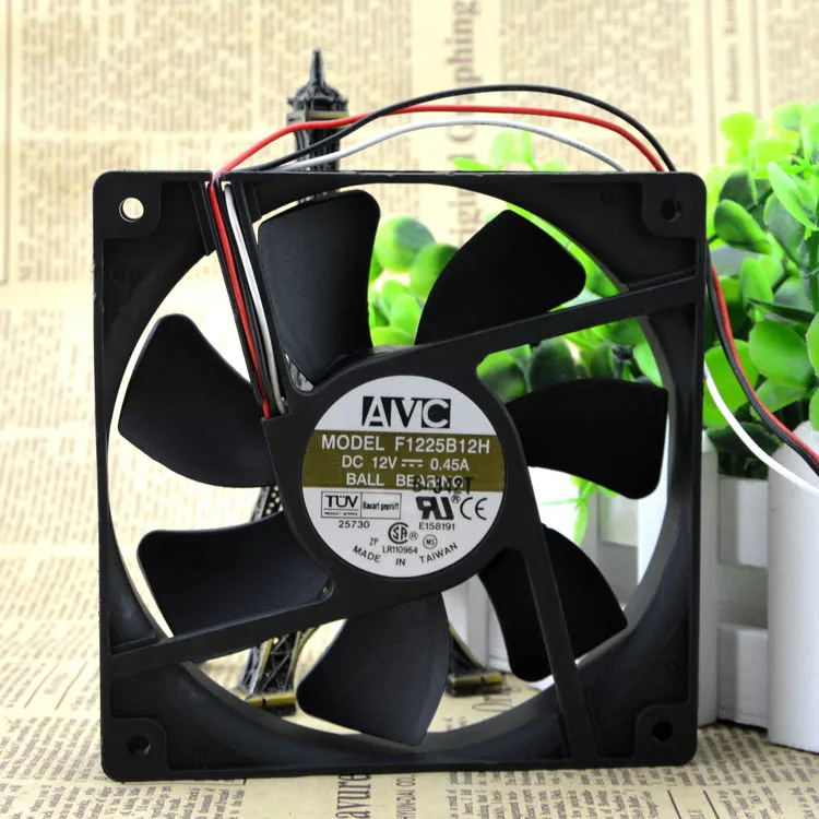 ORIGINAL F1225B12H 12V 0.45A 12CM 12025 BALL CASE COOLING FAN